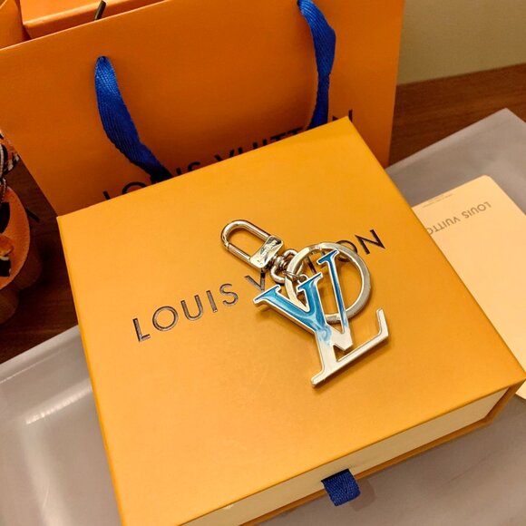 Louis Vuitton Blue Keychain - Picture 1 of 4
